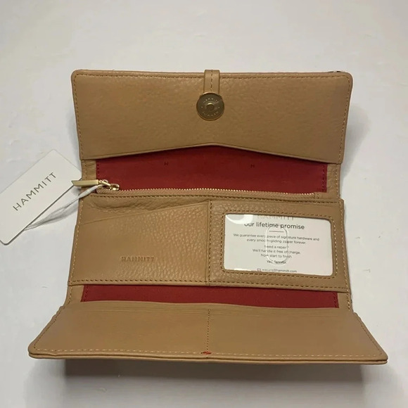 Hammitt Wallet Benjamin Raffia NWT - Picture 7 of 8